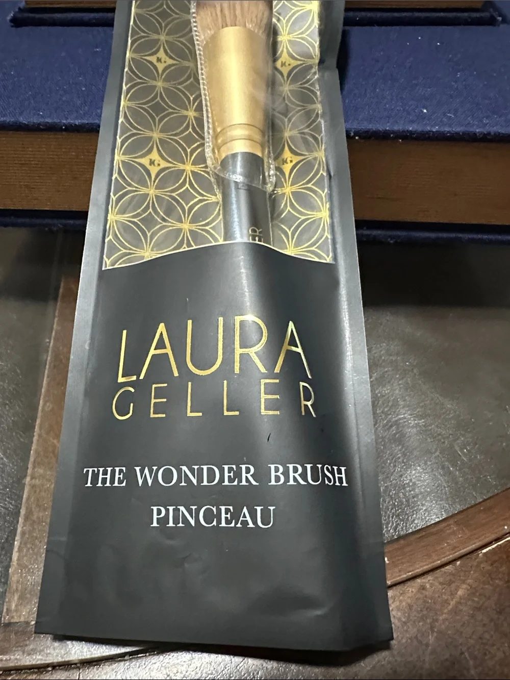 Laura Geller Gold & Brown Wonder Brush - Multi-Use Face Brush